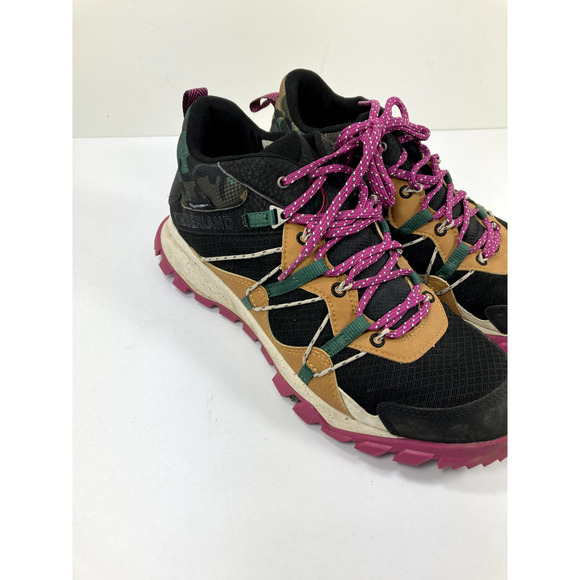 Timberland Garrison Trail Waterproof Mid Hiker Boot Black/Camo Women's Size 8.5 - Picture 2 of 9